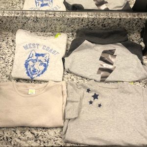 Girl long/short sleeve shirt bundle